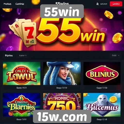 Opções de jogos oferecidas pelo 55win